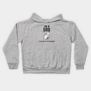 I'm a dad Kids Hoodie